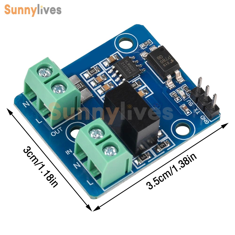 HLW8032 AC Voltage and Current Collection Serial Port Output Module UART Max 10A