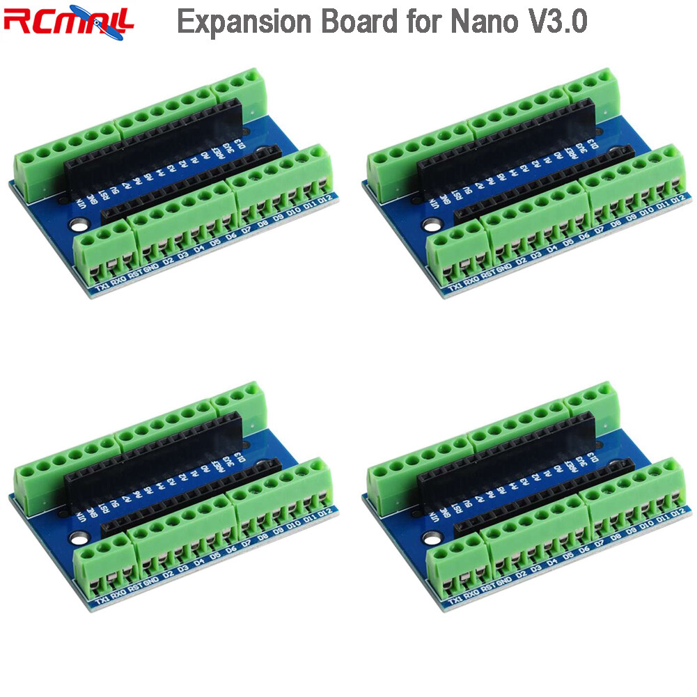 4pcs for Arduino Nano V3.0 AVR Screw Terminal Adapter Shield IO Expansion Board