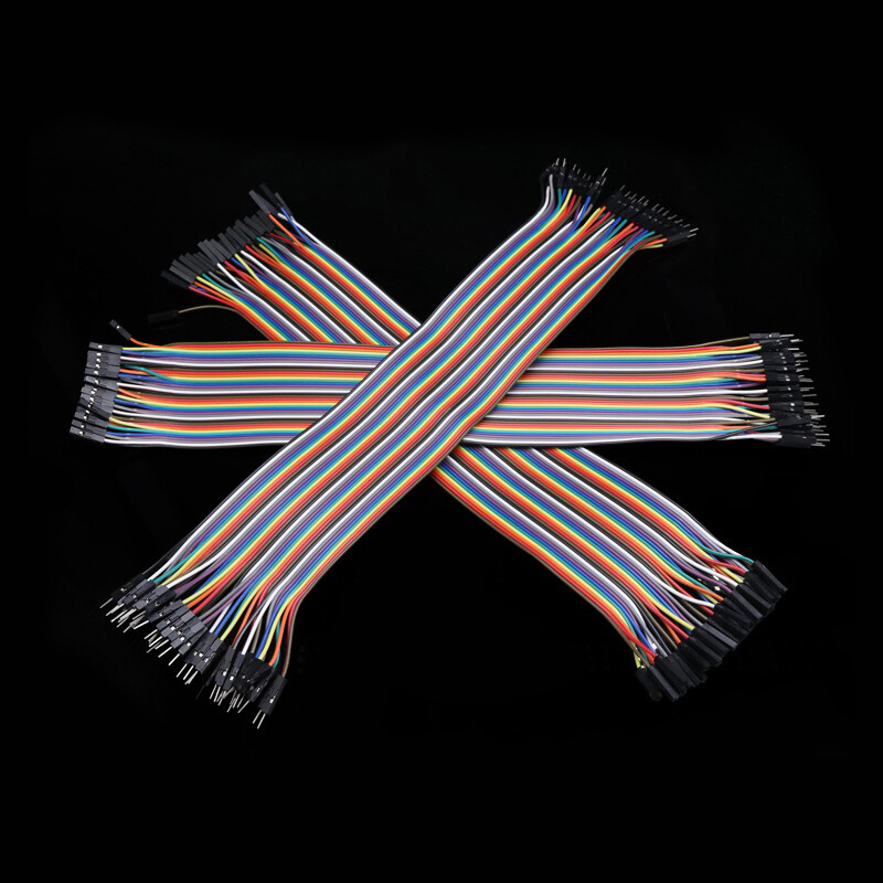 40P Dupont Jump Wire Male/Female Color Ribbon Connection Cable 10/15/21/30/40cm