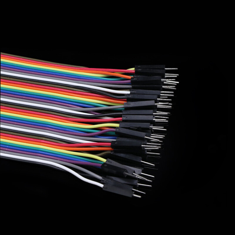 40P Dupont Jump Wire Male/Female Color Ribbon Connection Cable 10/15/21/30/40cm