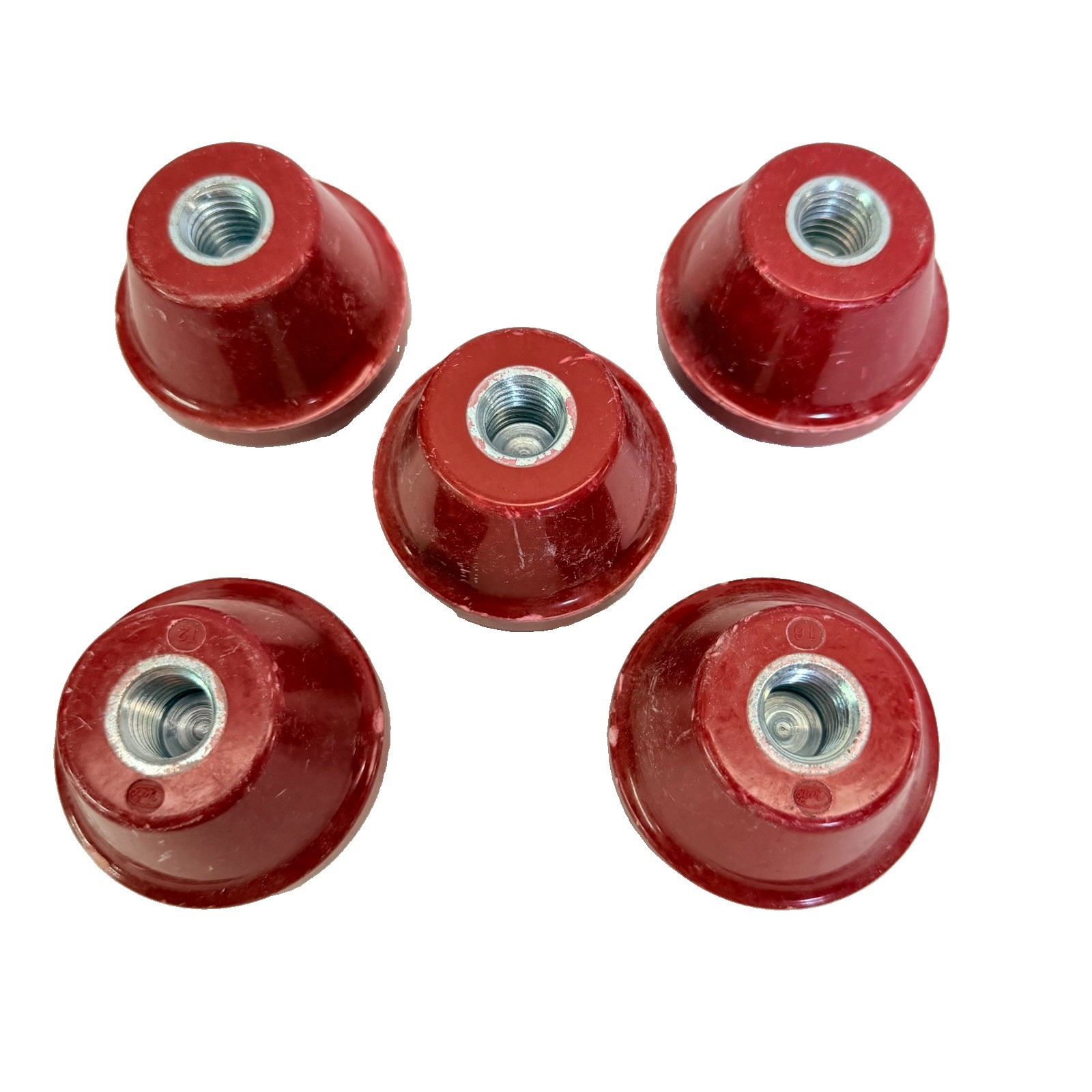 (LOT OF 5) Standoff Insulator 5/8″ – Long About 2-5/8”