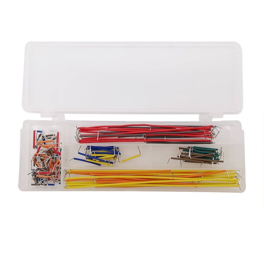 140pcs Solderless Breadboard Jumper Cable Wire Kit U Shape for Arduino Shield US
