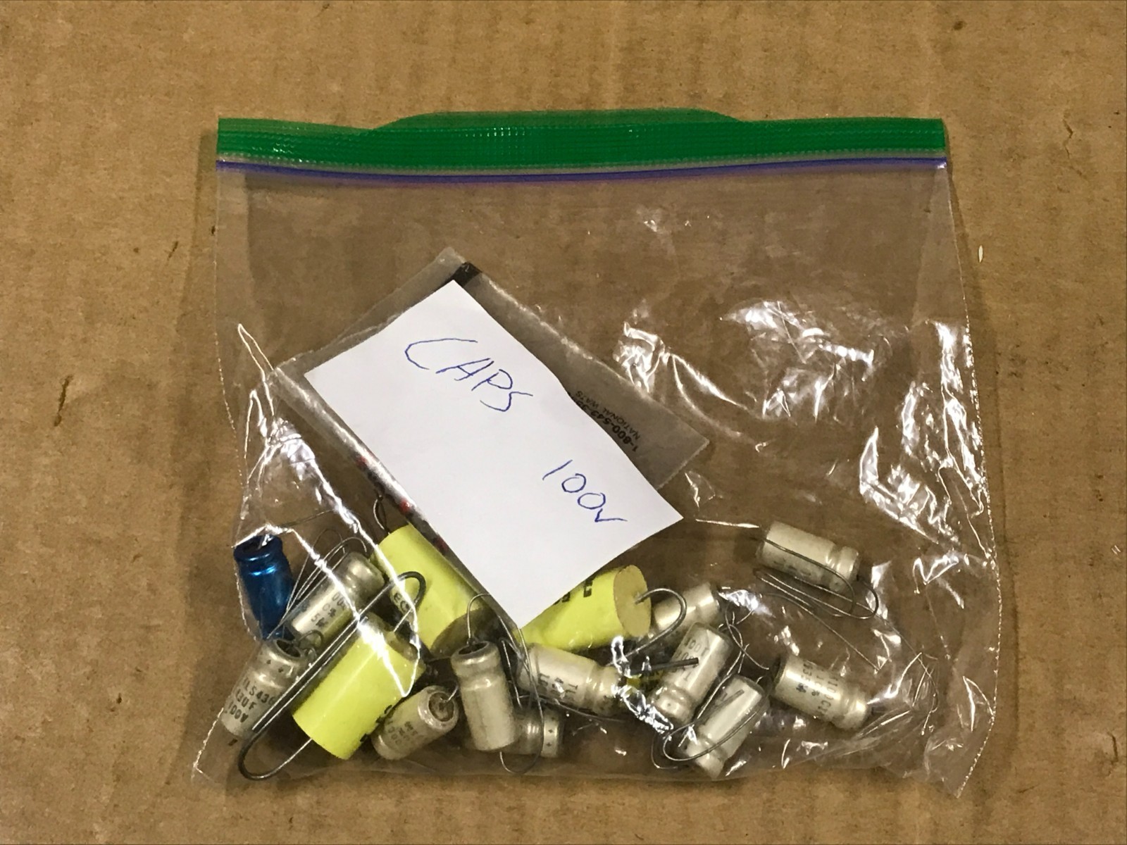 Vintage Bag Lot Of 100-Volt Capacitors