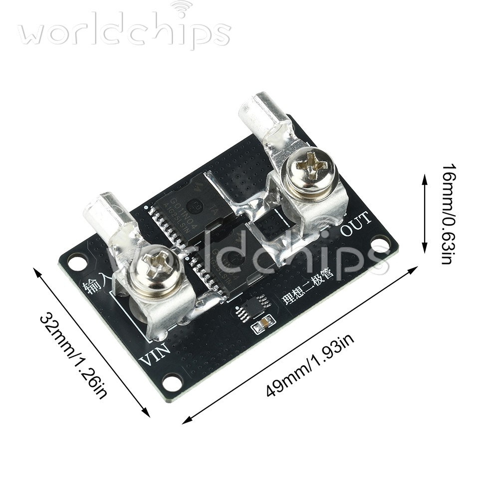 40A 65A 100A No Voltage Limit Anti Backflow Ideal Diode Module fr Solar Charging