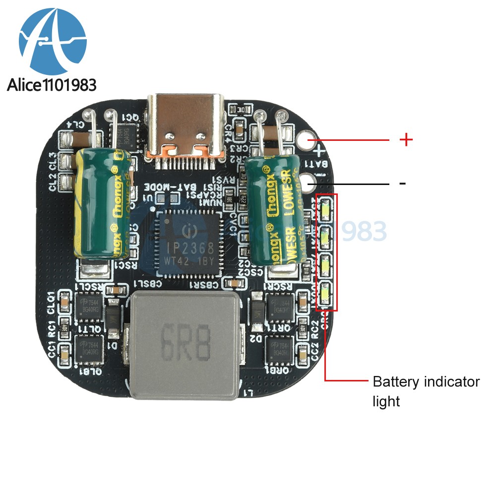 IP2368 Bidirectional Charging Discharging Module PD100W Boost-Buck Fast Charging