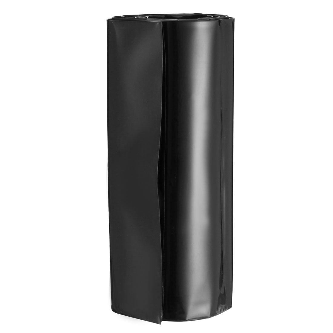 PVC Heat Shrink Pipe Tube 103mm Flat Width for 18650 Shrink Film 1M Black