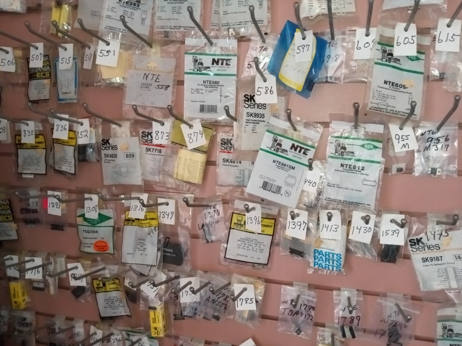 NTE Transisitors, IC’s, Diodes you pick