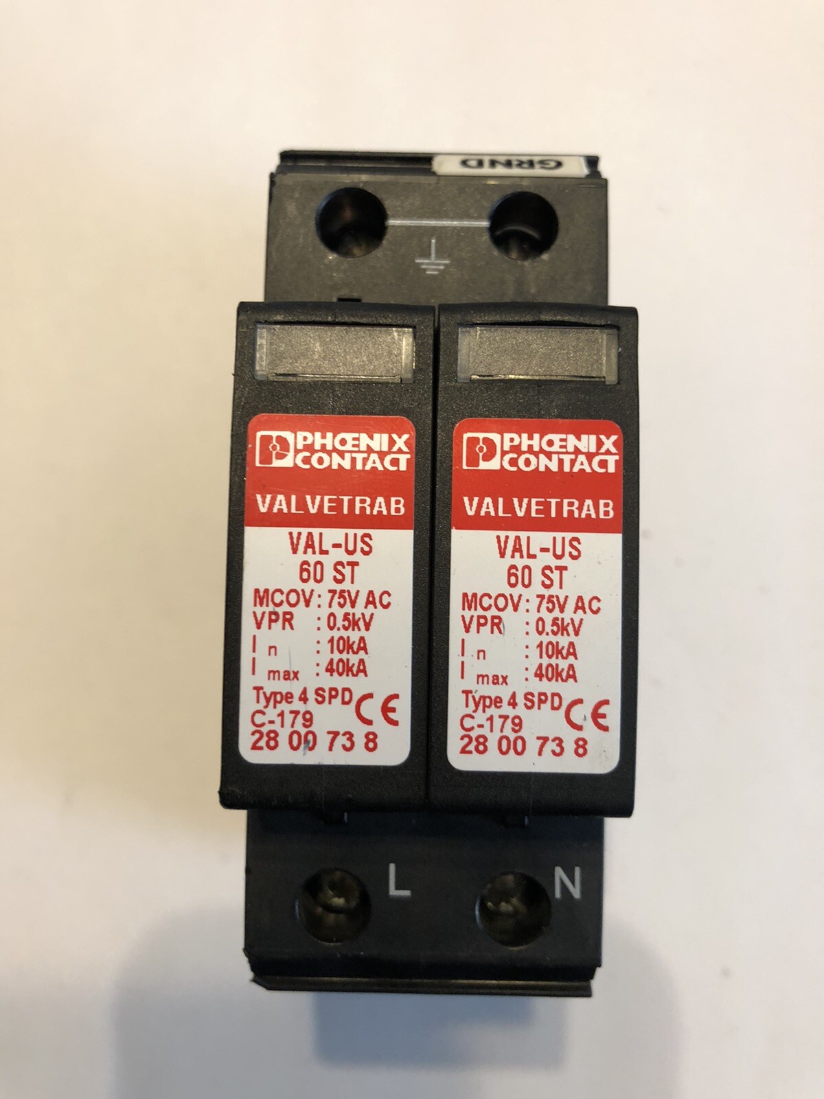 PHOENIX CONTACT VALVETRAB VAL-US 60 ST 4 SPD val-ms/1+1-be/fm