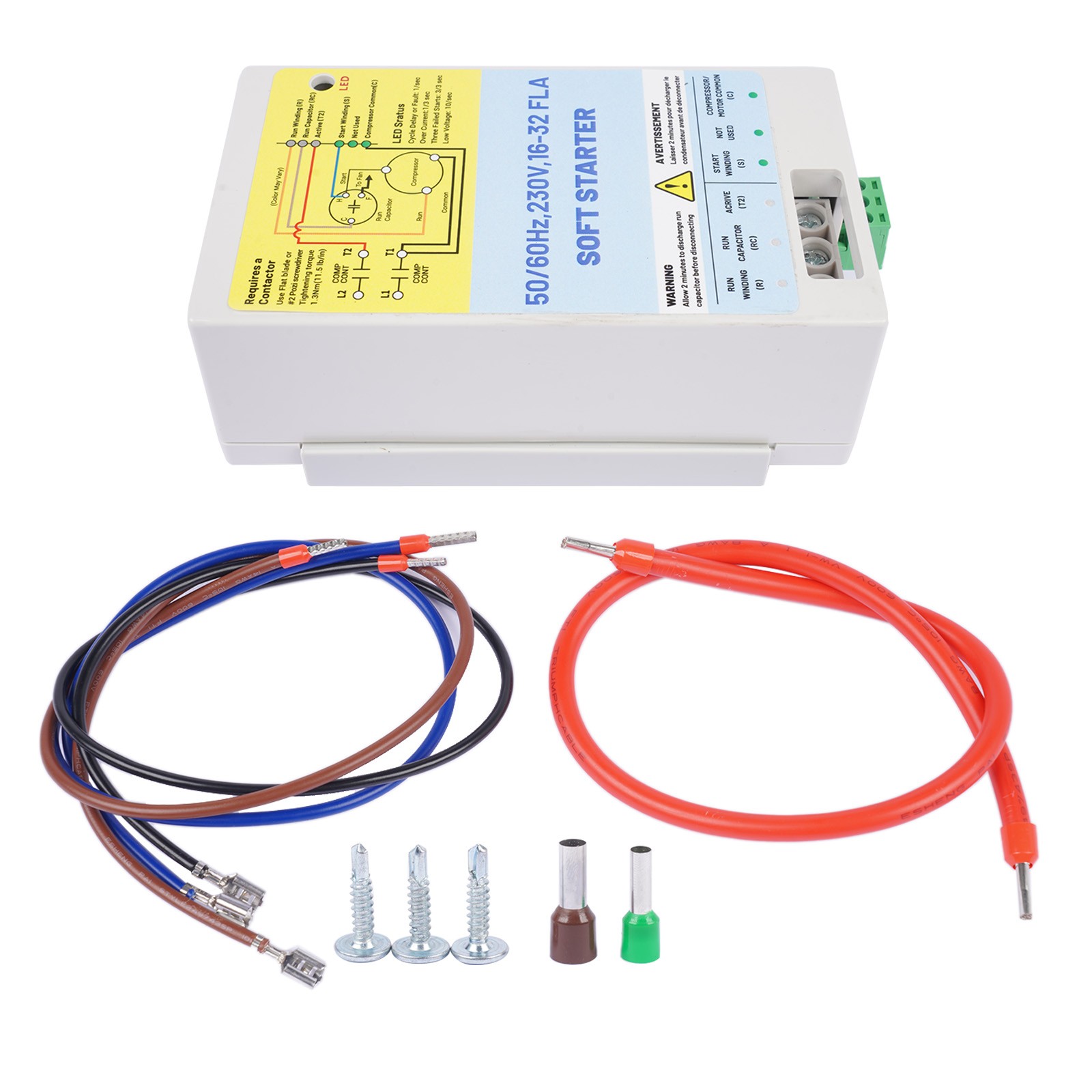16-32A AC Soft Starter Motor Protection for Utility and/or Generator Power 230V