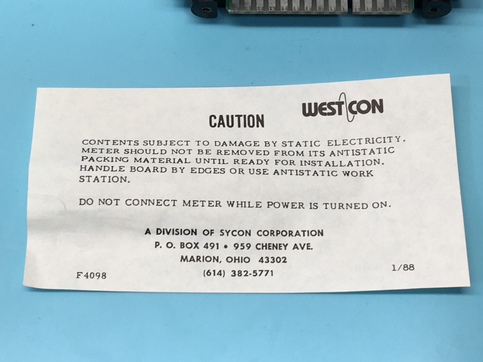 Weston Counter 2435 NON-BCD Digital Panel Meter Runs 115VAC 0-2V, 153252