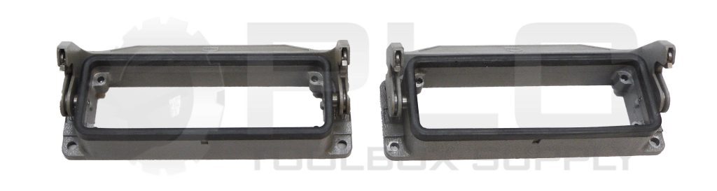 LOT OF 2 HARTING MTC12G CONNECTOR HOOD