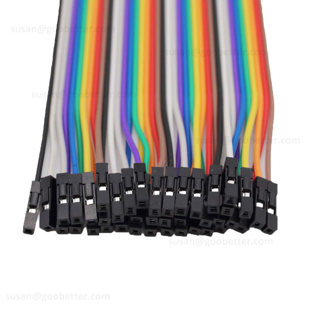 40 Dupont Cables Jump Wire M-F M-M F-F Jumper Ribbon Breadboard Cable Lead