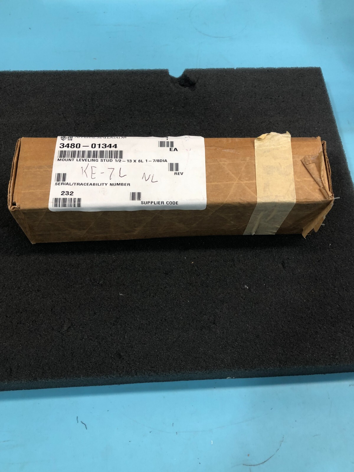 AMAT 3480-01344 Mount Leveling Stud 1/2-13 X 6L 1-7/8DIA, 179668