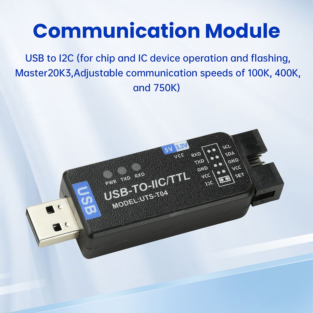 USB to IC2 IIC/TTL Serial Port UART Communication Module Flashing Downloader