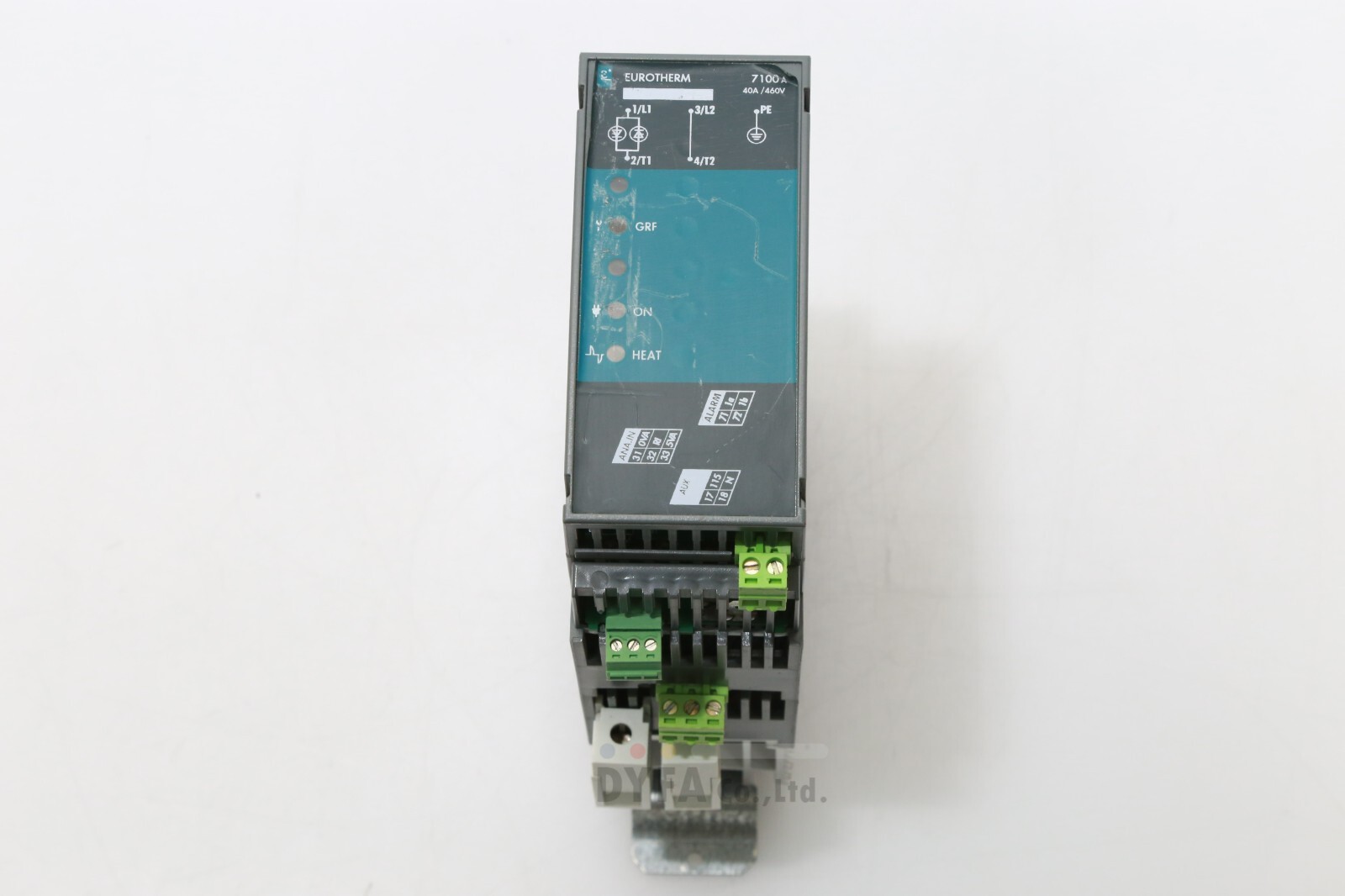 EUROTHERM used 7100A 40A/460V/115V/XXXX/NONE/PA/XXXX/4mA20/ENG/ ELEC-I-3068=9N14