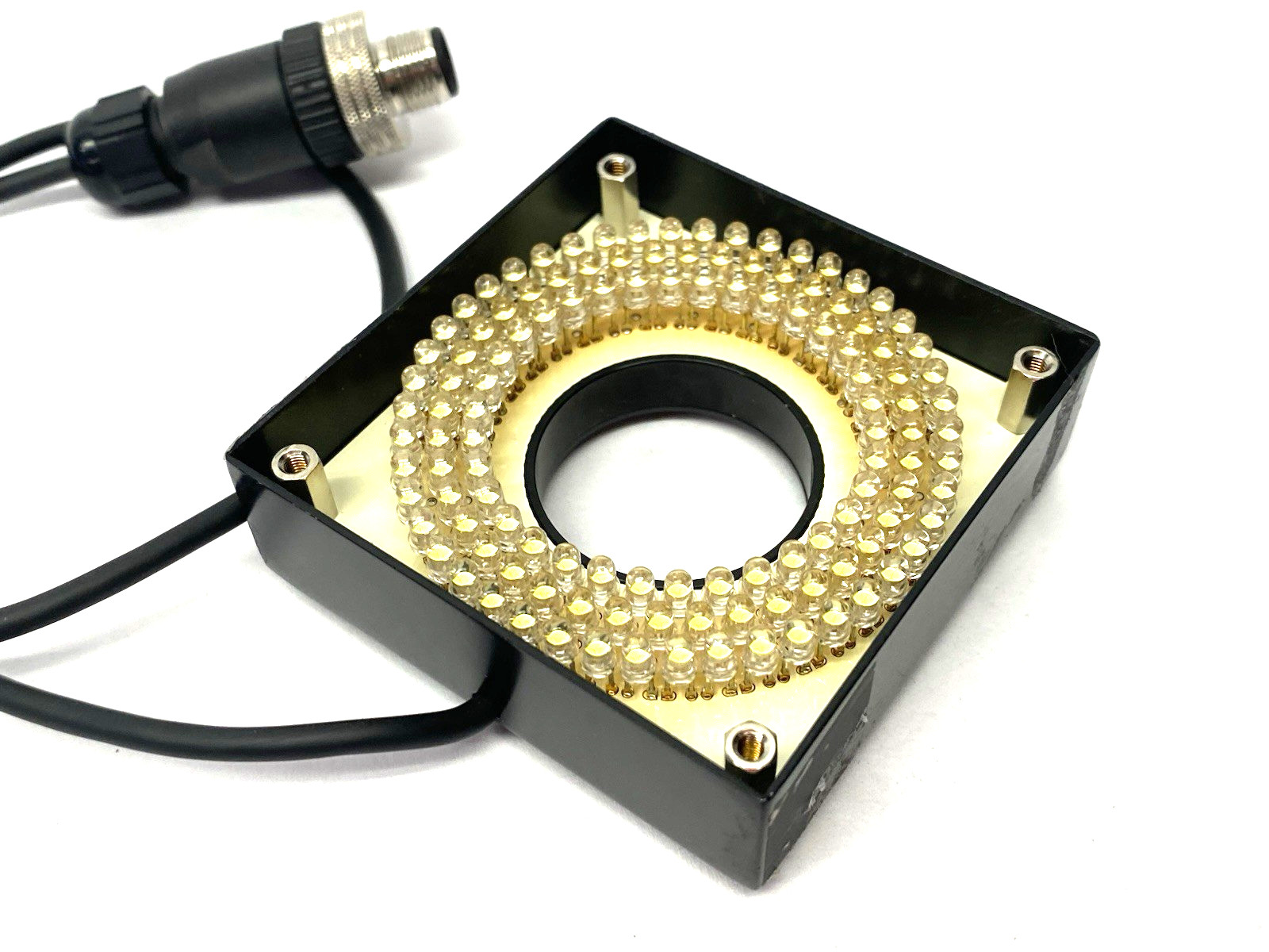 CCS Omron QSQ-070070-SW Square Ring Light, White M12 4-Pin Connection