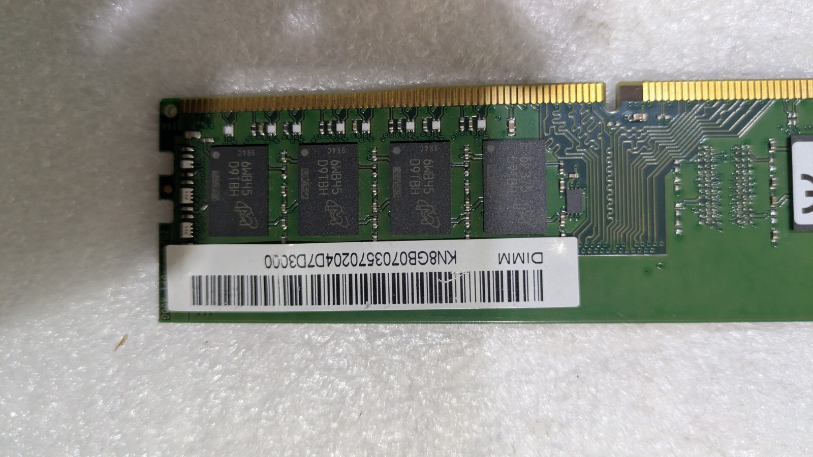 KINGSTON 8GB 1Rx8 PC4-2400R-UAO-11 ACR24D4U7S8MB-8