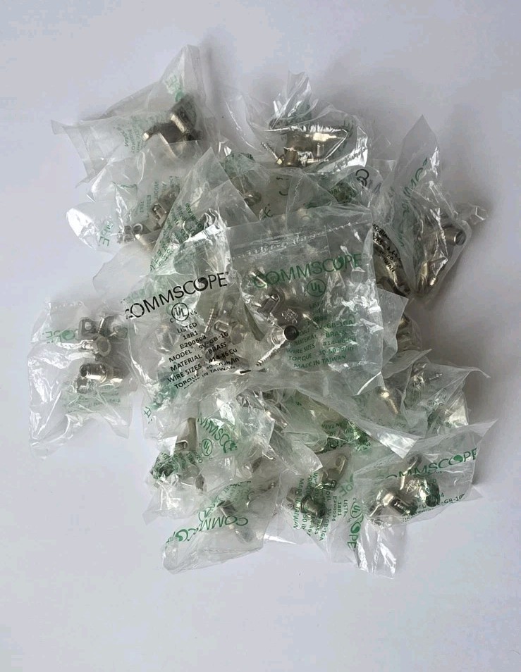 (30-Pack) Commscope Ground Block Brass 1 GHz SVGB1GA New