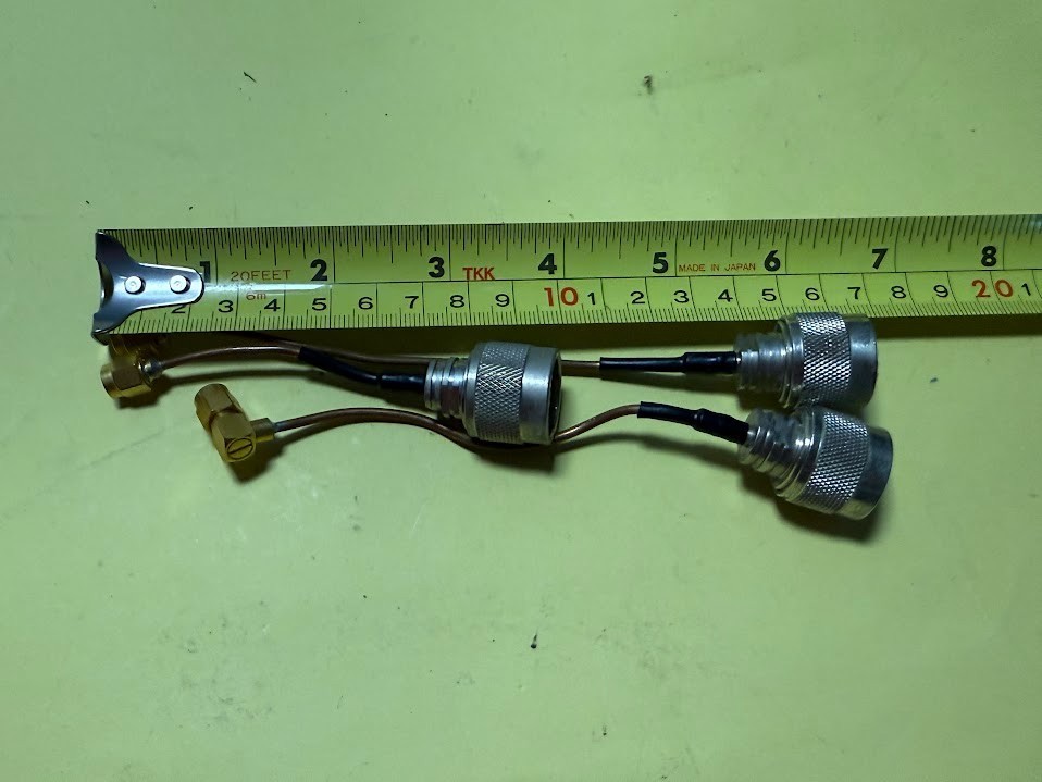RF Copper Tube Semi Rigid SMA Male to N Male 16/10cm Test Cable Rohde & Schwarz