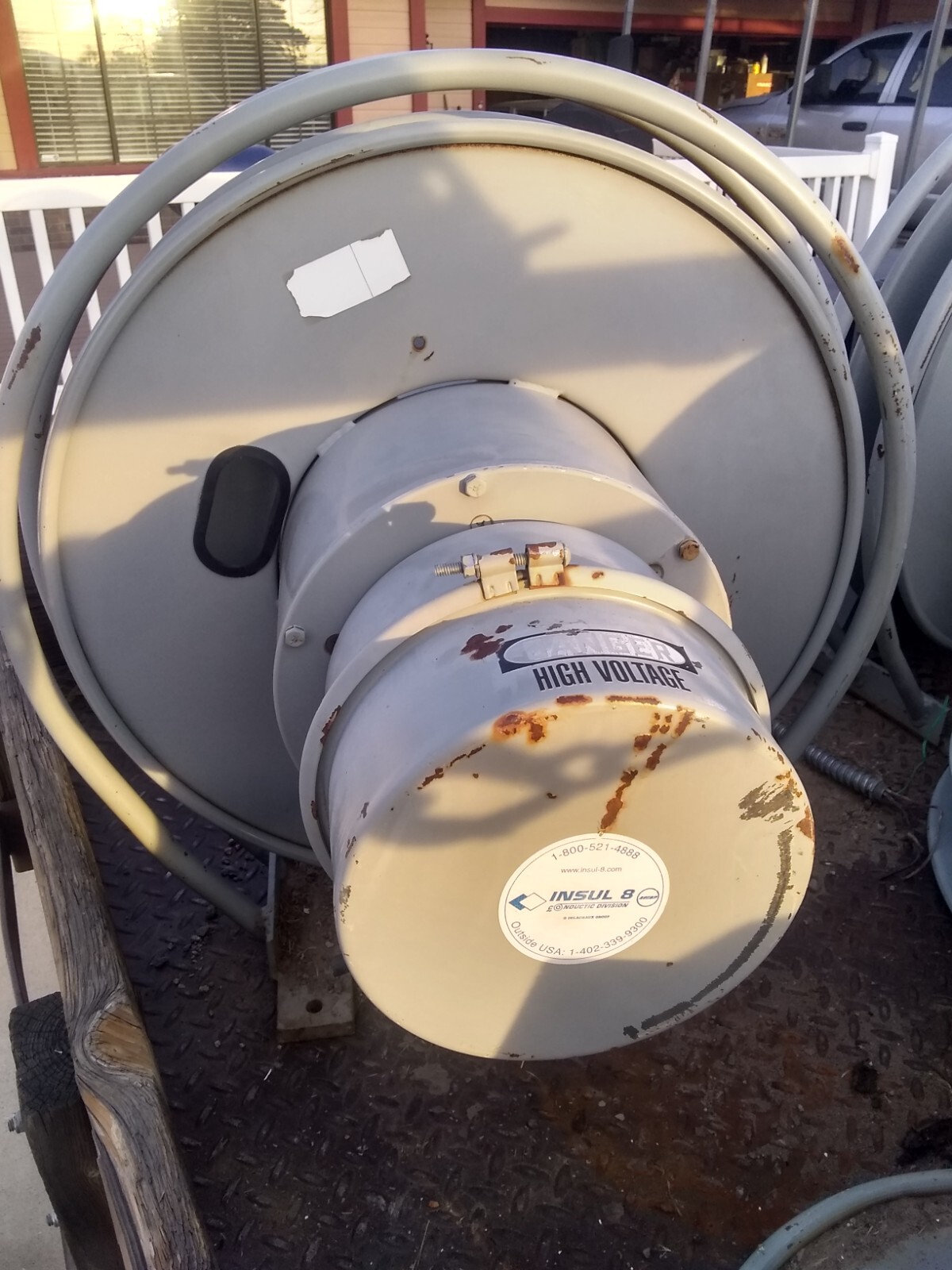 Used Conductic Insul 8 Powereel Cable Reel 600V/25A Slip Ring Made In USA!