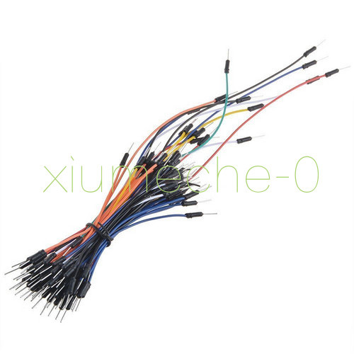 5pcs 65Pcs Male to Male Solderless Flexible Breadboard Jumper Cable Wires