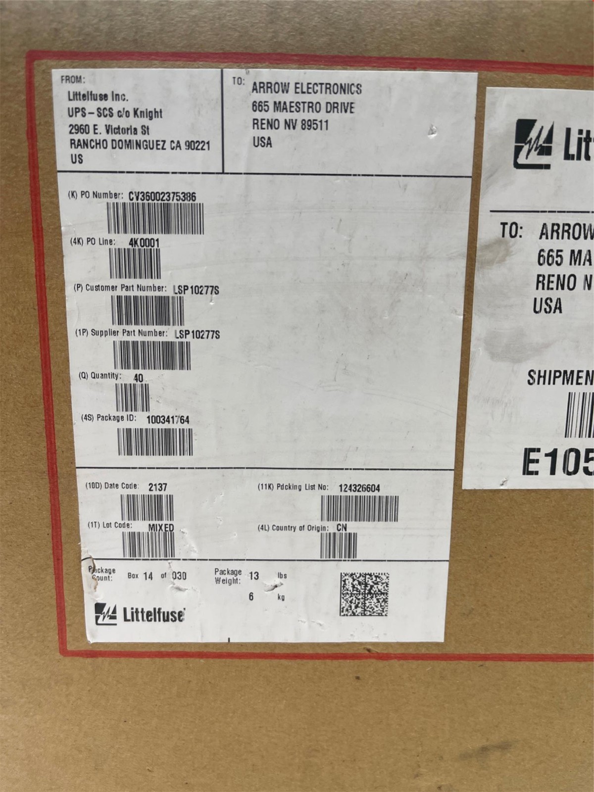40x Lot Littelfuse LSP10277S Lighting Surge Protector 277V SCRW