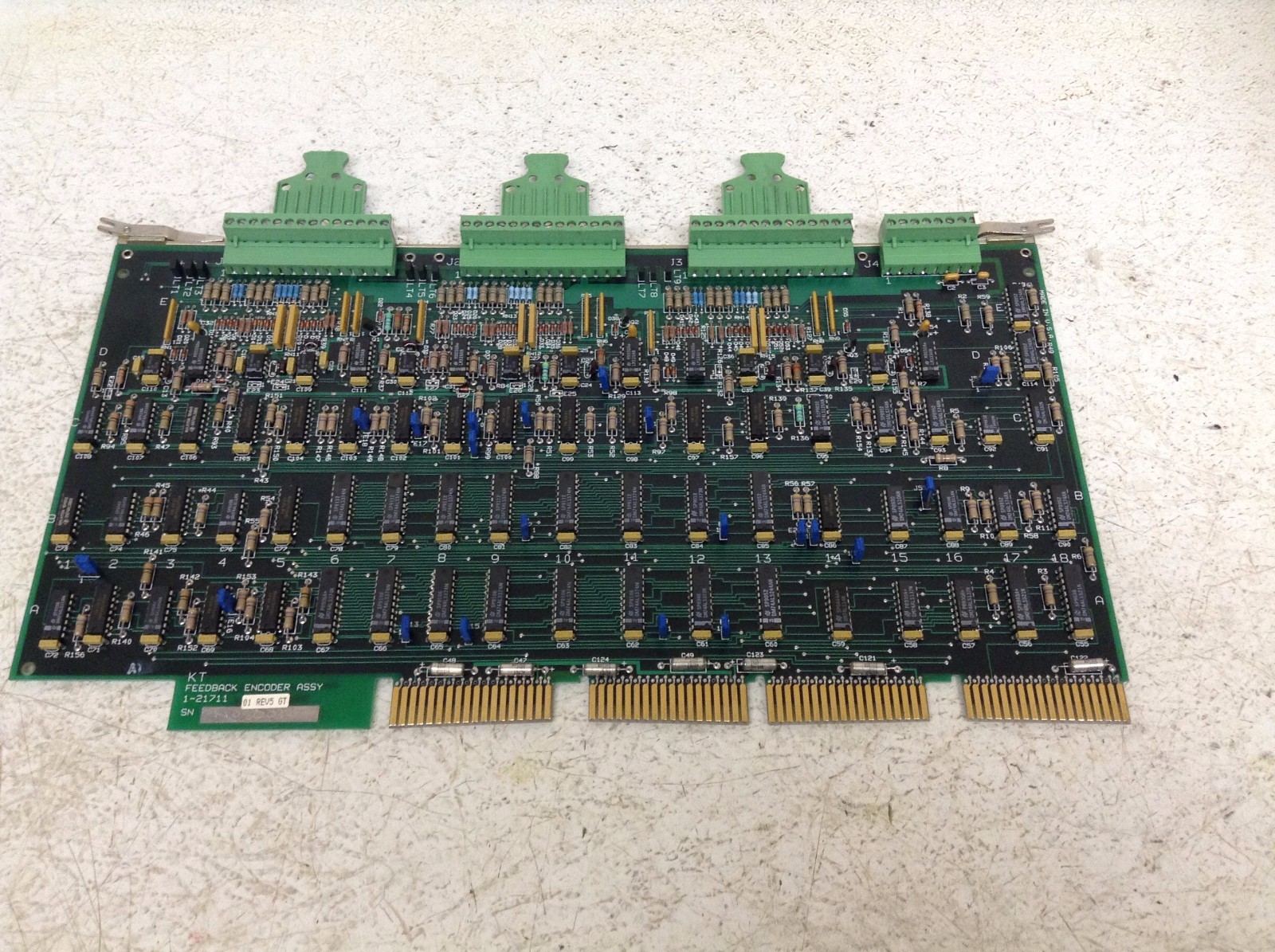 K&T Kearney & Trecker 1-21711-01 REV 5 GT Feedback Encoder Assy 12171101