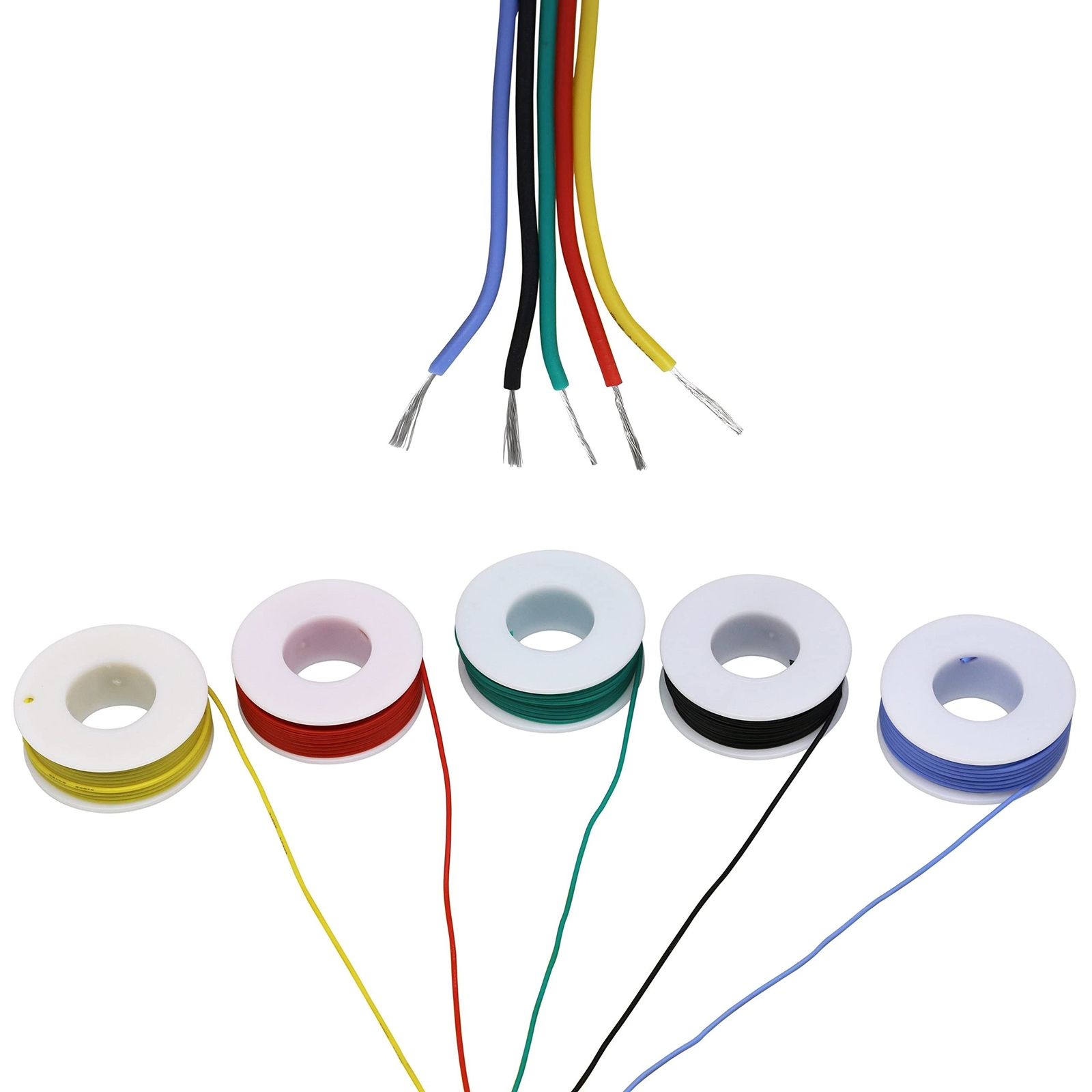 Striveday™ 30 AWG Flexible Silicone Wire Electric Wire 30 Gauge Tinned Copper…