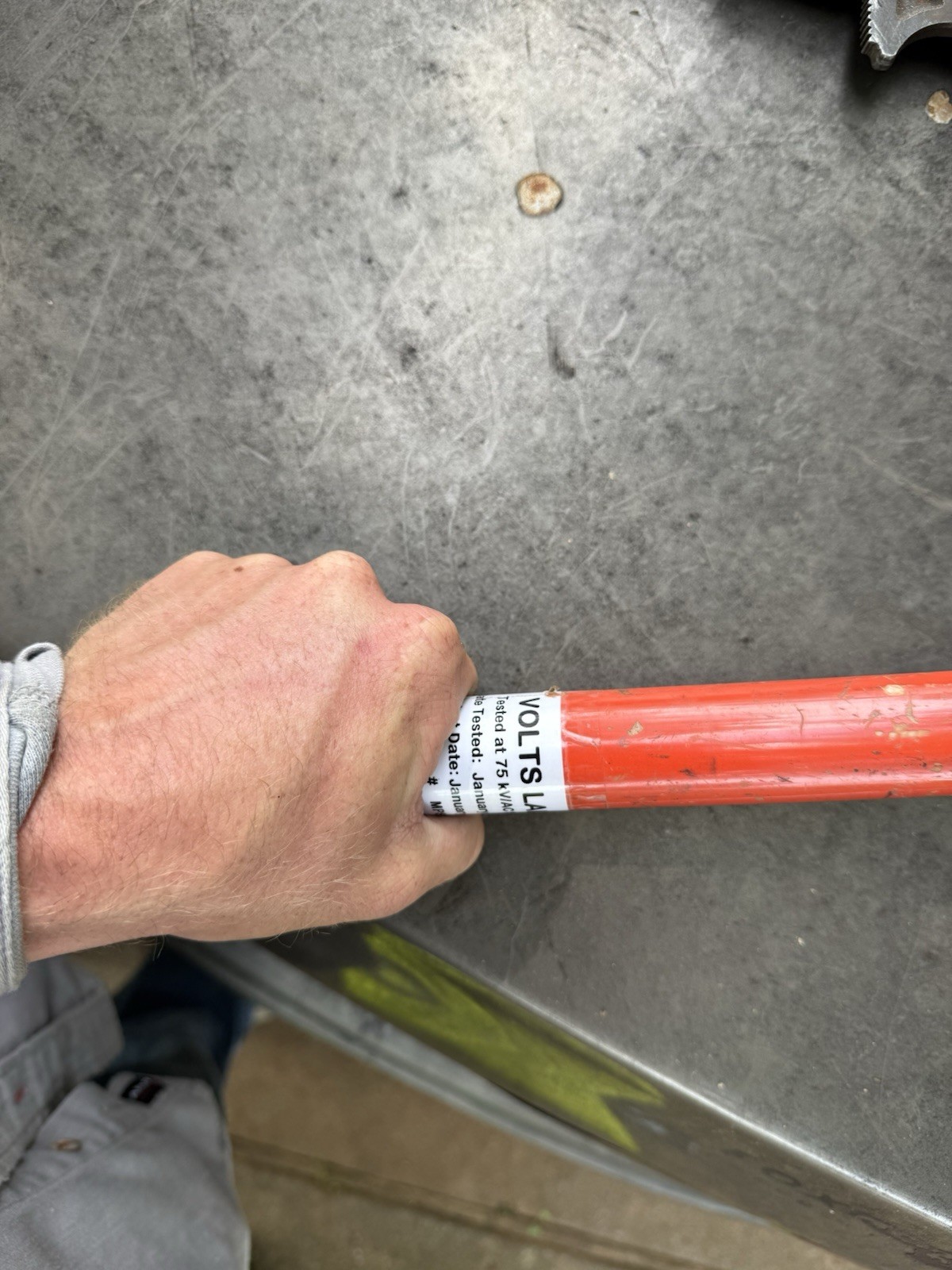 Chance Epoxiglas™ Spiral Link Stick – Pigtail. Used Lineman Tools, Picking Stick