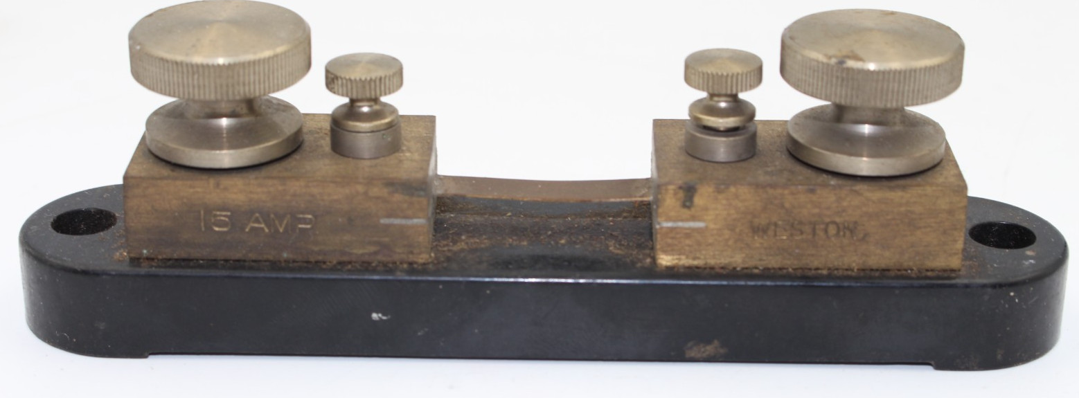 Weston 15A 50MV Current Shunt Resistor 253 Untested