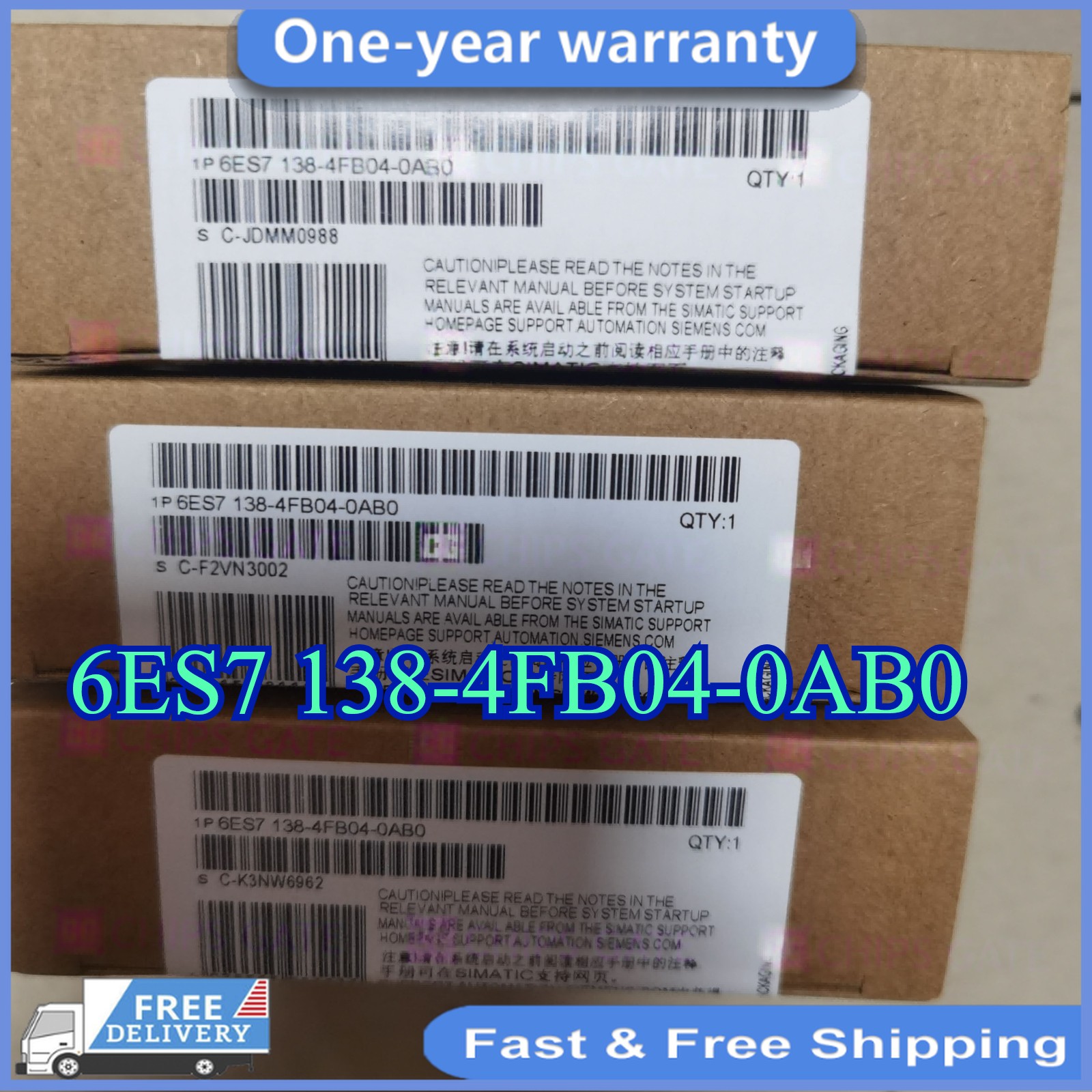 6ES7 138-4FB04-0AB0 1PCS NEW IN BOX Siemens 6ES7138-4FB04-0AB0 Module Fast Ship