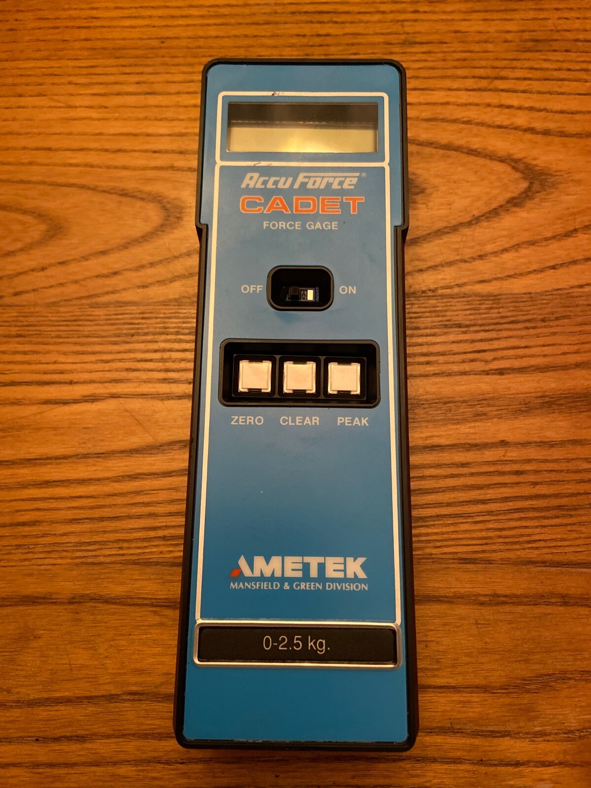 Ametek AccuForce Cadet 0-2.5 Kg. Force Gauge
