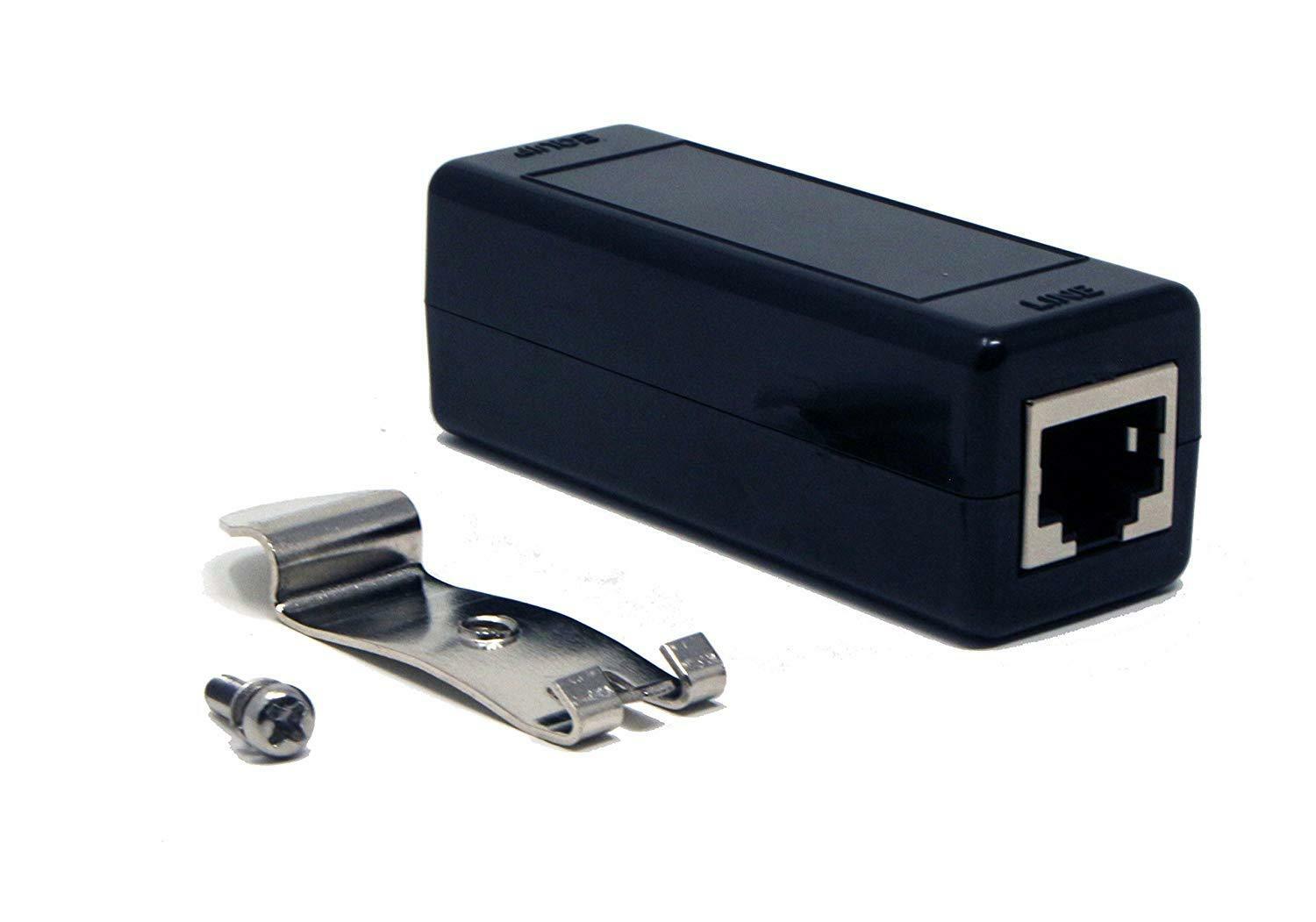 Ethernet Surge Protector – PoE+ – Gigabit – (with DIN Rail Mount Option)