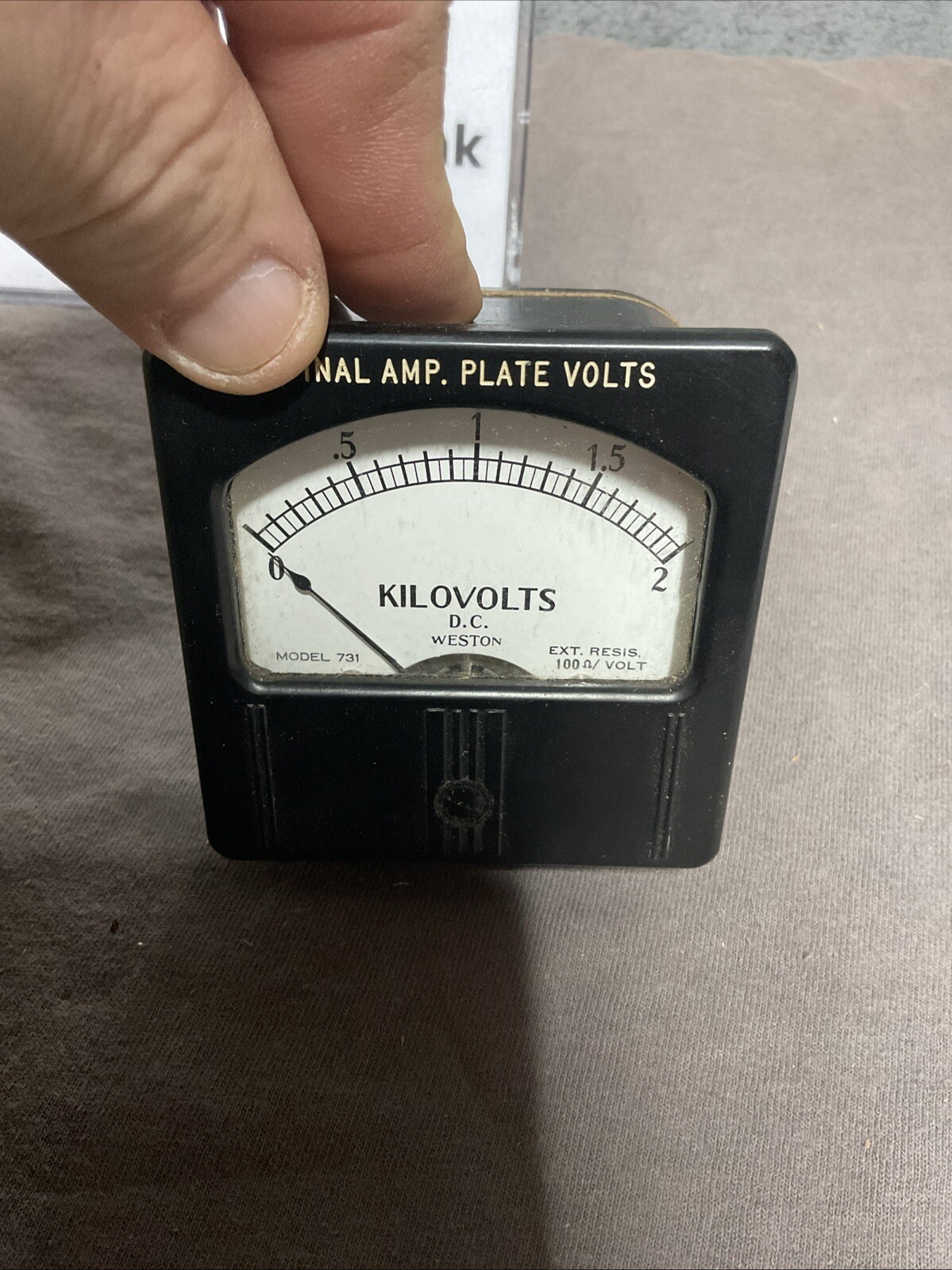 Weston Model 301 DC Kilovolts Meter 0-2KV NOS