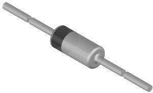 50Pcs BZX55C2V7-TAP Zener Diodes 2.7 Volt 0.5W 5%