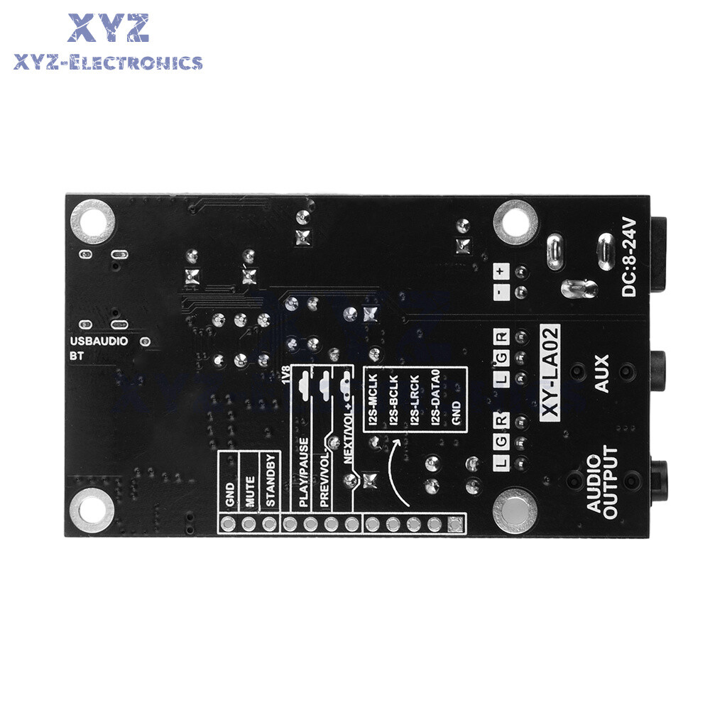 DC8-24V Bluetooth 5.1 DAC Decoder Board Receiver Board APTX HD QCC5125 LDAC