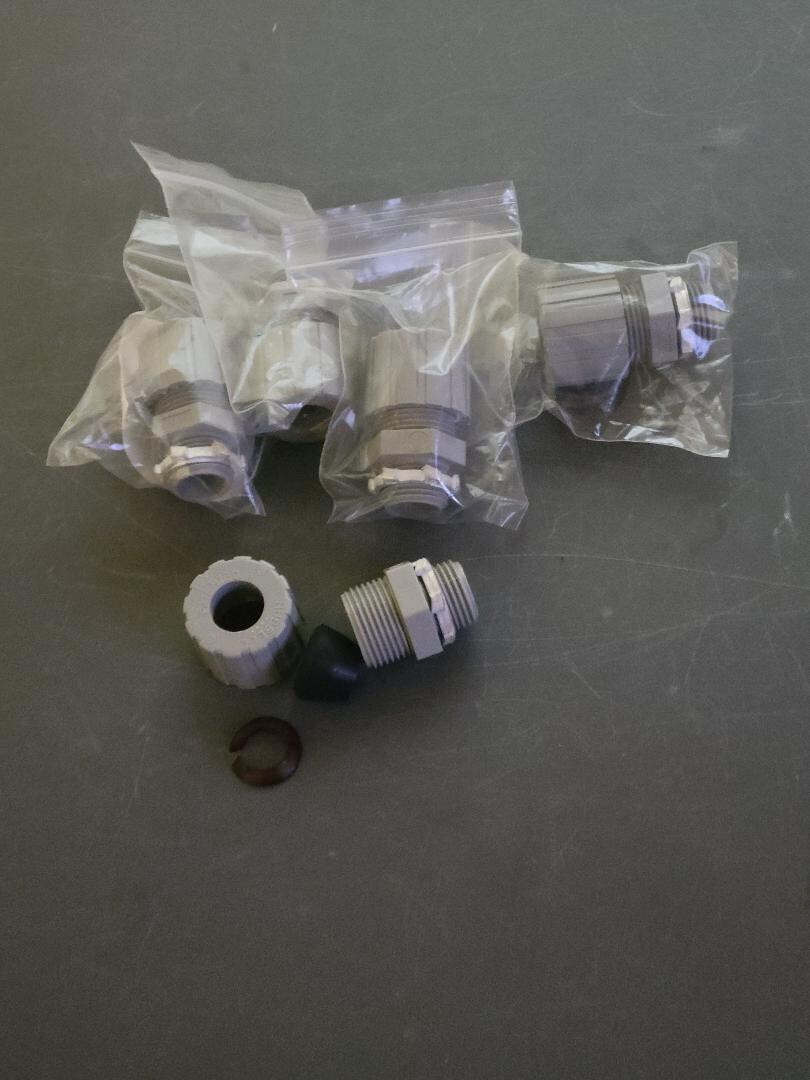 1/2 Cable Glands – Hubble Plastic And lock nut