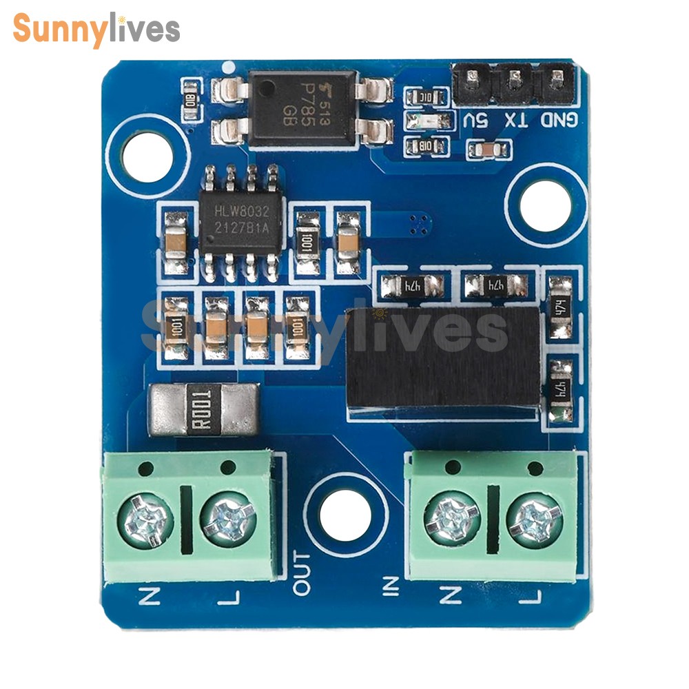 HLW8032 AC Voltage and Current Collection Serial Port Output Module UART Max 10A