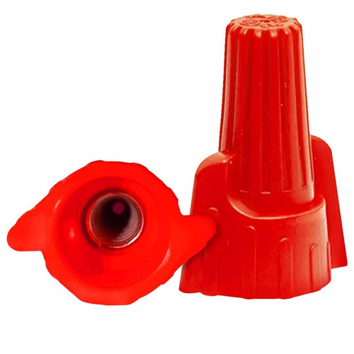 Red Winged Electrical Wire Bulk 500 Pack Large Twist-on P13 Type Screw