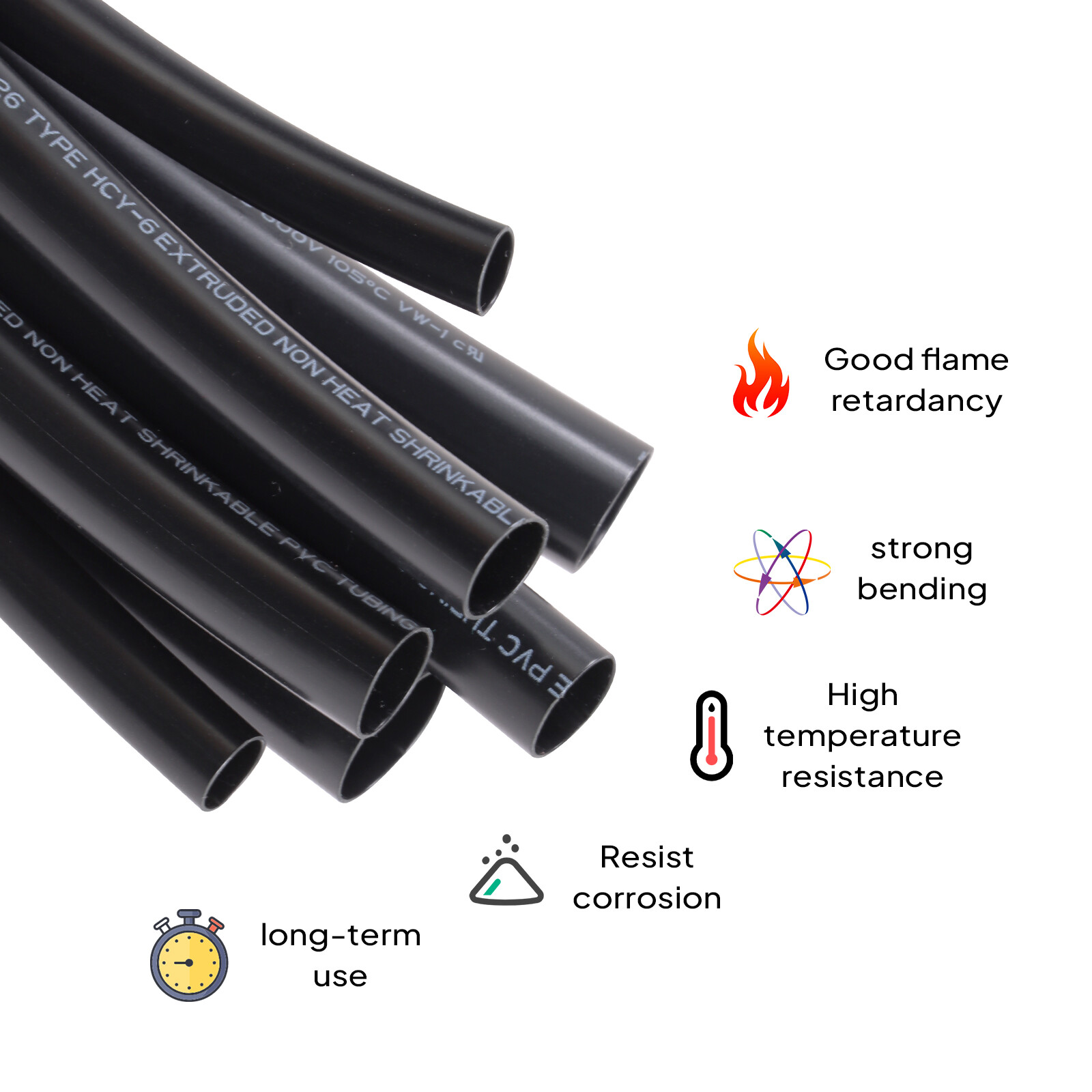 Flexible PVC Cable Sleeve Insulation Wire Harness Tube for Automotive/Industrial