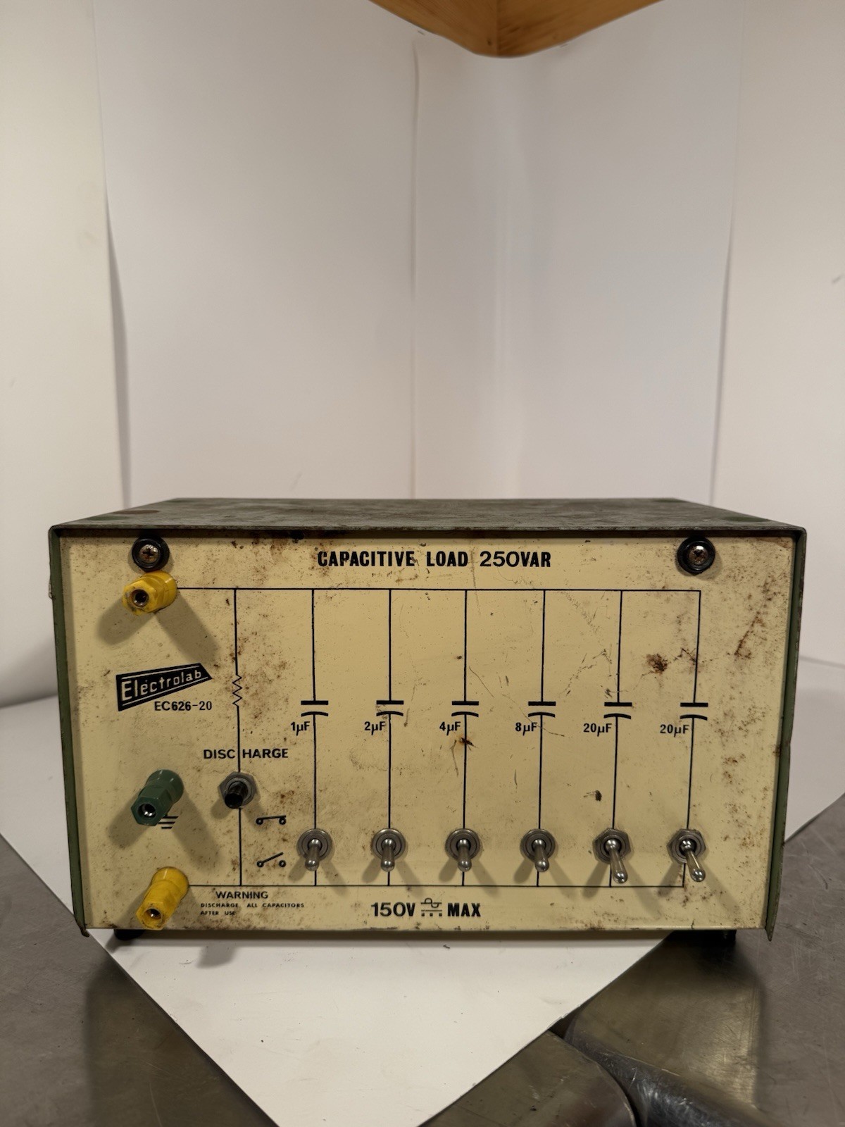 Electrolab EC626-20 Capacitive Load 250VAR | UNTESTED SOLD AS IS FOR PARTS