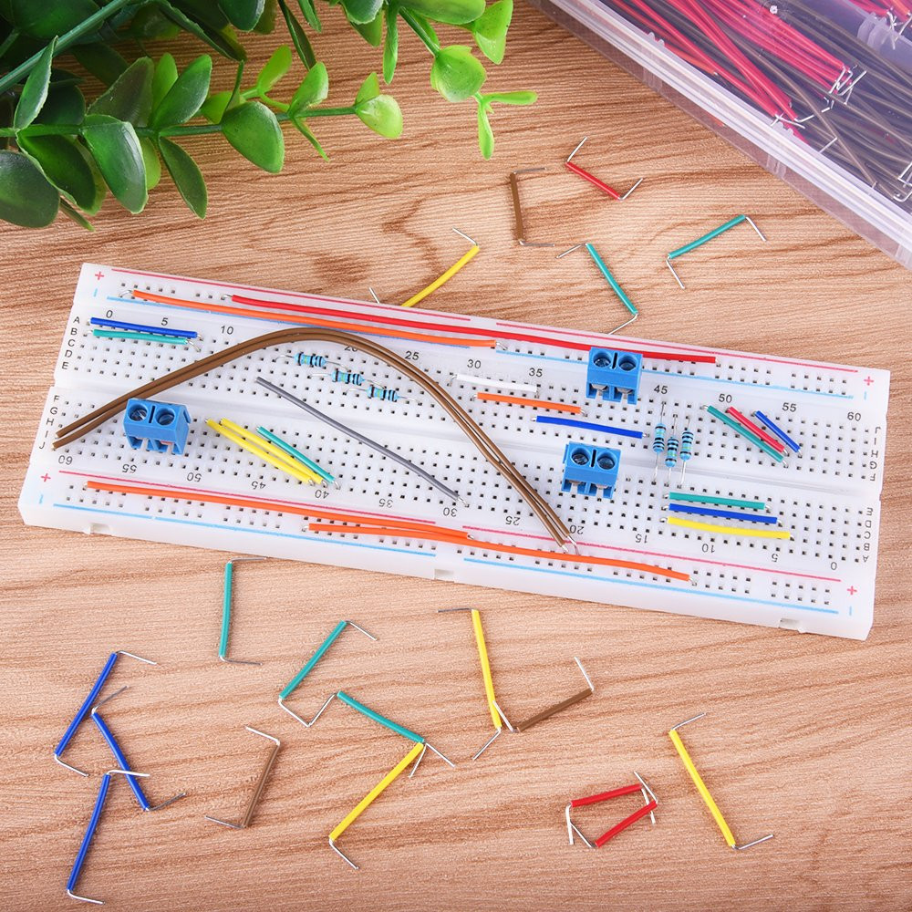 560 Pieces Jumper Wire Kit 14 Lengths Assorted Preformed Breadboard Jumper Wire
