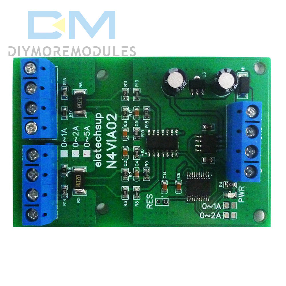 RS485 0-5A 0-30V Current Voltage Collector Voltage Signal Acquisition Module