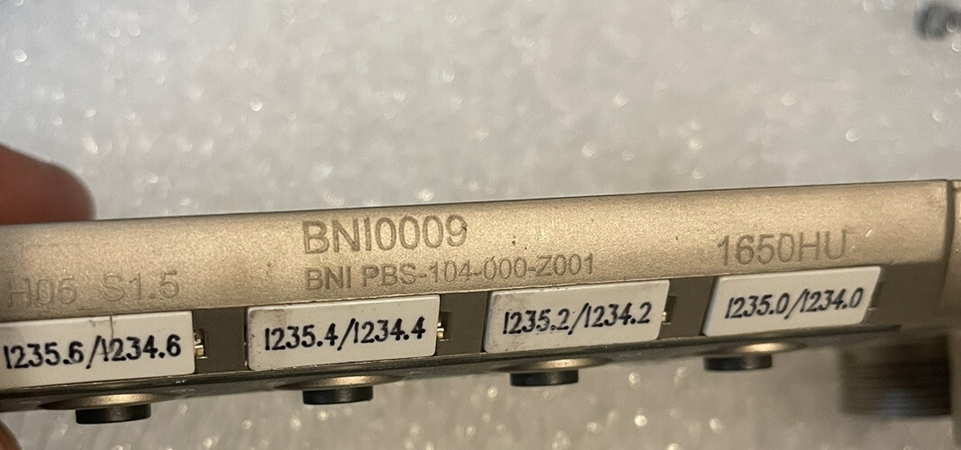 BALLUFF BNI0009 PROFIBUS I/O BLOCK BNI PBS-104-000-Z001