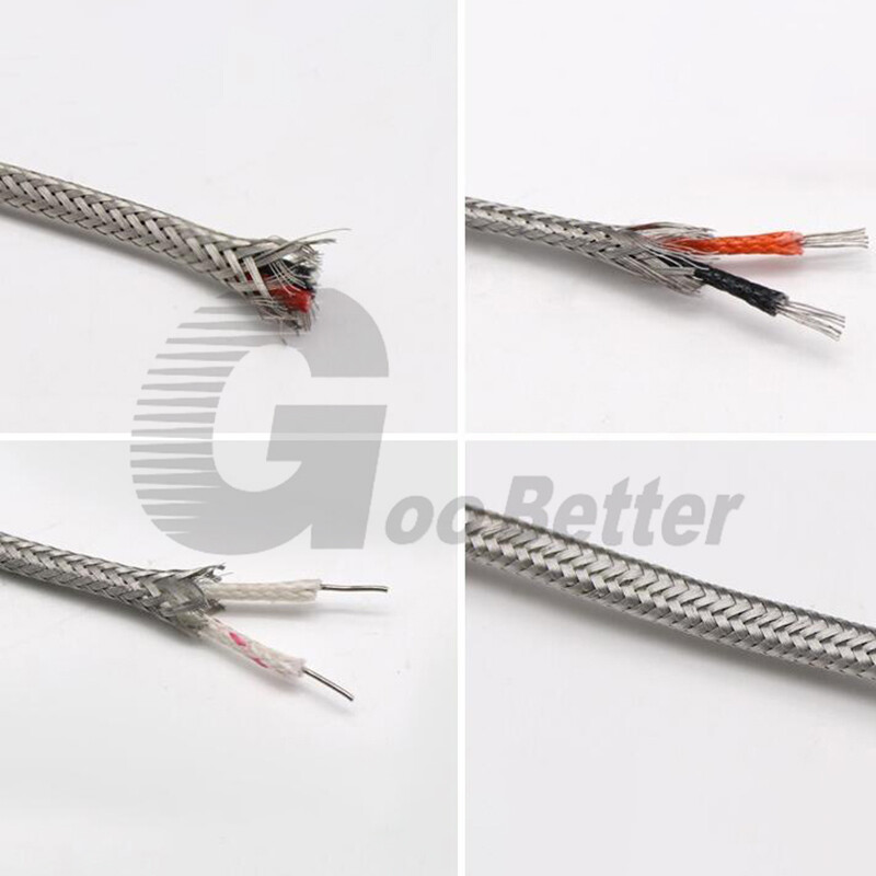 Type K Thermocouple Compensating Cable Extension Wire Shield Braided For sensor