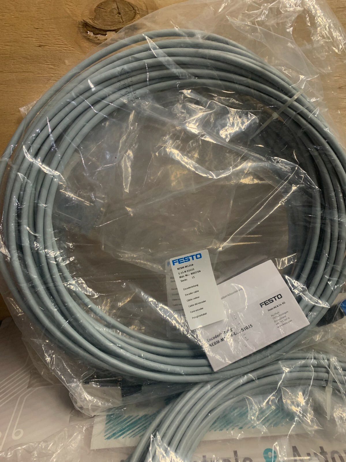 NEBM-M12G8-E-15-N-S1G15 Connecting Cable 10m, M12