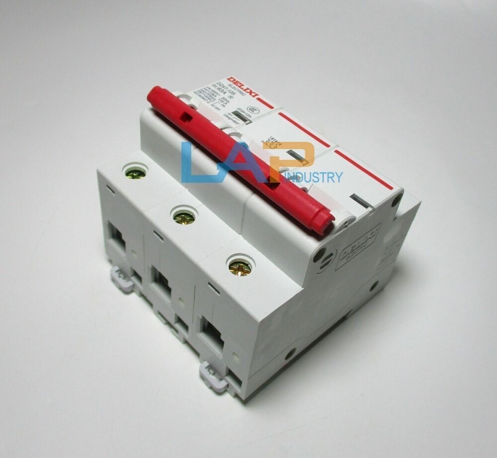 1PCS NEW FOR DELIXI Circuit Breaker DZ47-125 3P 3-phase switch 63/80A/100A/125A