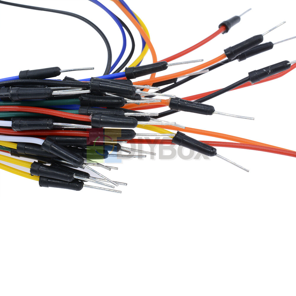 Male to Male Solderless Flexible Breadboard Jumper Cable Wires 65Pcs for Arduino