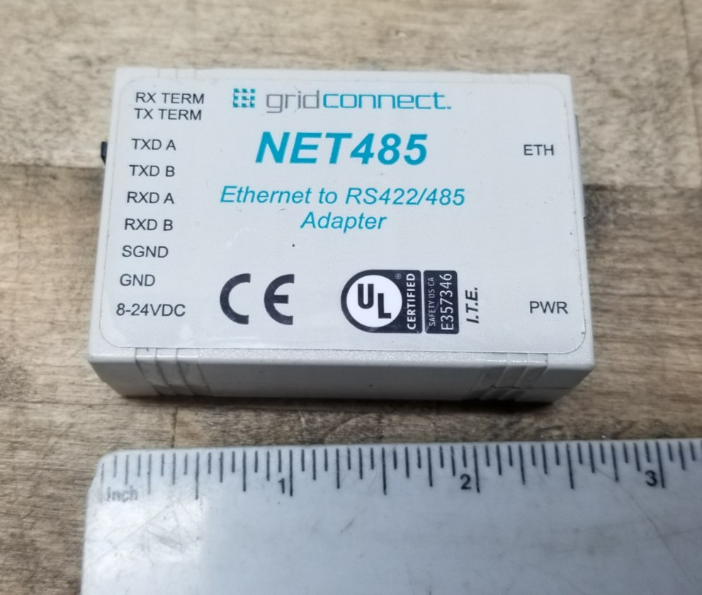Gridconnect NET485 Ethernet to RS422/485 Adapter (2018)