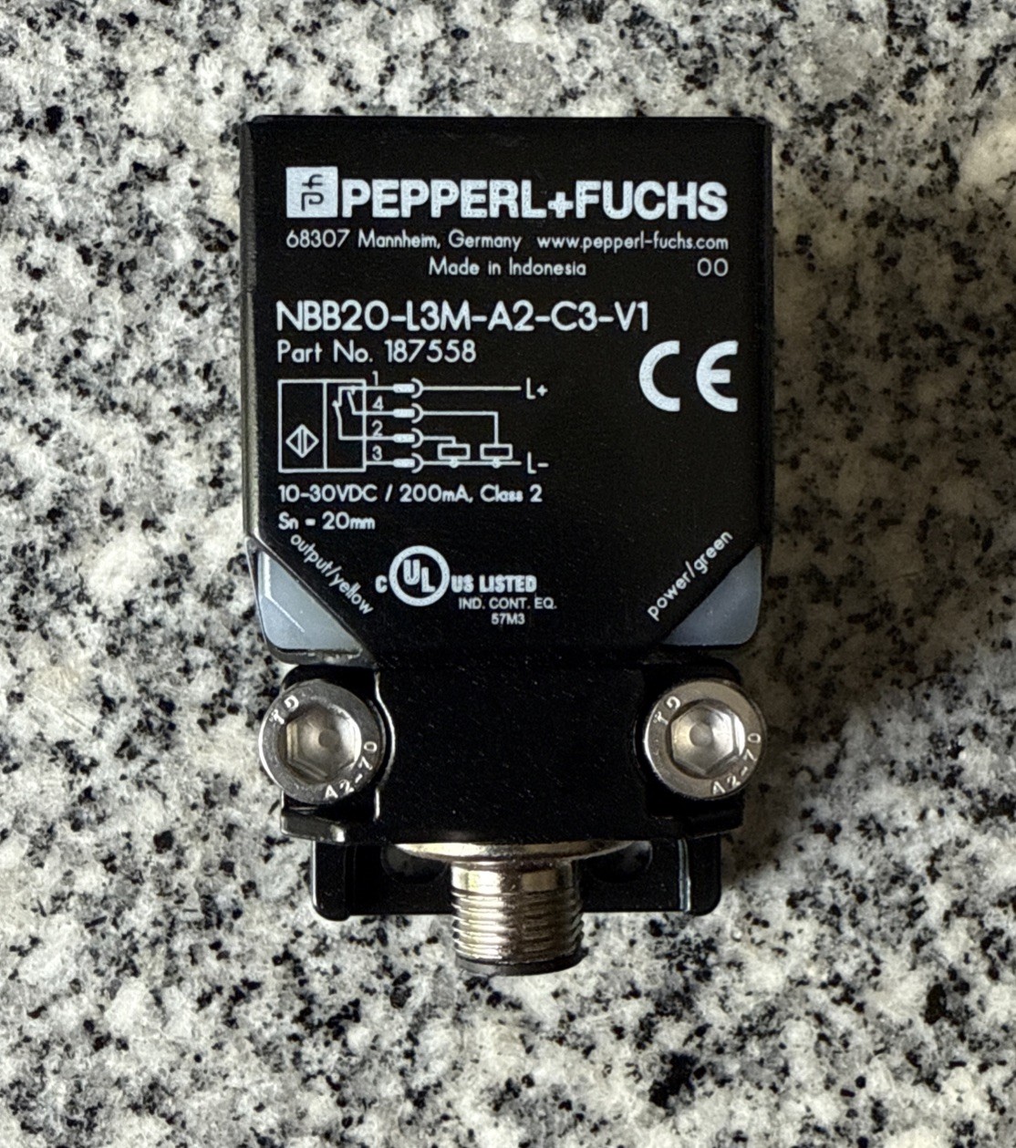 Pepperl + Fuchs NBB20-L3M-A2-C3-V1 Prix Switch 10-30VDC / 200mA